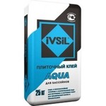 Плиточный клей для бассейнов IVSIL AQUA / ИВСИЛ АКВА (25 кг)