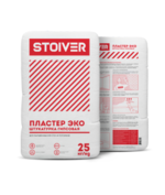 ШТУКАТУРКА ГИПСОВАЯ С ДОБАВЛЕНИЕМ ПЕРЛИТА «STOIVER-Пластер ЭКО» (25 кг)
